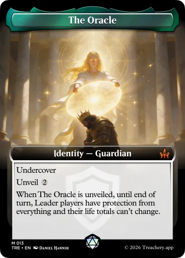 The Oracle, Guardian identity card from MTG Treachery