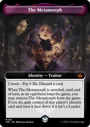 The Metamorph, Traitor identity card from MTG Treachery