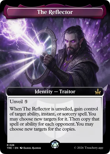 The Reflector, Traitor identity card from MTG Treachery