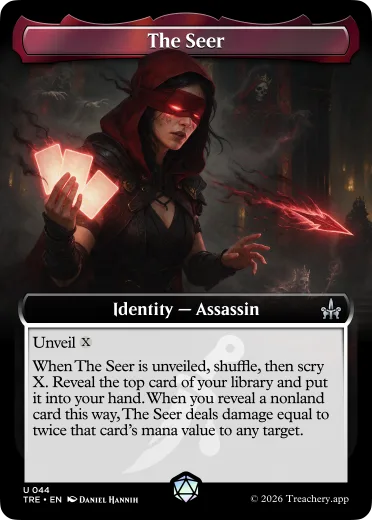 The Seer, Assassin identity card from MTG Treachery
