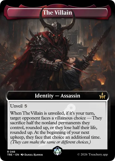 The Villain, Assassin identity card from MTG Treachery
